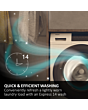 Haier HW100BP14357GUUK 10Kg 1400 Spin Washing Machine - Graphite