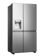 Hisense RS818N4TIF 91cm Frost Free Fridge Freezer - Stainless Steel