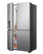 Hisense RS818N4TIF 91cm Frost Free Fridge Freezer - Stainless Steel