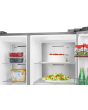 Hisense RS818N4TIF 91cm Frost Free Fridge Freezer - Stainless Steel