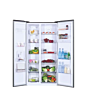 Hoover HHSBSO 6174BWDK HHSBSO6174BWDK 90cm American Style Fridge Freezer - Black