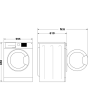 Hotpoint H3D91BUK 9kg Condenser Tumble Dryer - Black