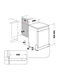 Hotpoint H7FHS41UK Full Size Dishwasher