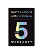 LG F4X7511TSB 11kg Silver Washing Machine