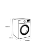 Lg FDV709W Series 4 ThinQ™ 9 kg Heat Pump Tumble Dryer - White - A++ Rated