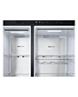 LG GSXE90EVAD 96.8cm 60/40 No Frost Fridge Freezer Black Steel