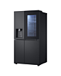 LG GSXE90EVAD 96.8cm 60/40 No Frost Fridge Freezer Black Steel
