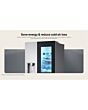LG GSXE91BSAD Side By Side 91.3cm Non Plumbed - Fridge Freezer - Brushed Steel
