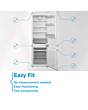 Midea MDRE379FGE01D 54cm 70/30 Built-In Fridge Freezer