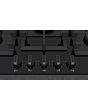 Neff T27CS59S0 75cm Black Tempered Glass, 5 burner, 4.0kW Wok burner, Cast Iron supports, FlameSelec