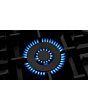 Neff T27CS59S0 75cm Black Tempered Glass, 5 burner, 4.0kW Wok burner, Cast Iron supports, FlameSelec