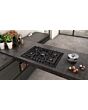 Neff T27CS59S0 75cm Black Tempered Glass, 5 burner, 4.0kW Wok burner, Cast Iron supports, FlameSelec