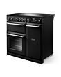 Rangemaster AURA90DFP/19276 Aura 90cm Dual Fuel Black - Onyx trim