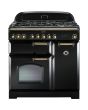 Rangemaster CDL90DFFBL/B 80950 CLASSIC DL 90 DF BLACK BRASS