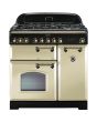 Rangemaster CDL90DFFCR/B 80960 CLASSIC DL 90 DF CREAM BRASS