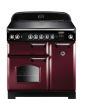 Rangemaster CLA90ECCY/C 117440 CLASSIC 90 CERAMIC CRANBERRY CHROME