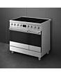 Smeg C92IMX2 81.3Cm Electric Rangecooker With Double Oven And Induction Hob - Stainless Steel