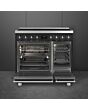 Smeg C92IPMB2 85.3Cm Electric Rangecooker With Double Oven And Induction Hob - Matte Black