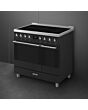 Smeg C92IPMB2 85.3Cm Electric Rangecooker With Double Oven And Induction Hob - Matte Black