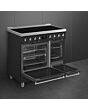 Smeg C92IPMB2 85.3Cm Electric Rangecooker With Double Oven And Induction Hob - Matte Black