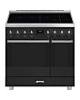 Smeg C92IPMB2 85.3Cm Electric Rangecooker With Double Oven And Induction Hob - Matte Black