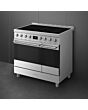 Smeg C92IPX2 85.3cm Electric Rangecooker with Double Oven and Induction Hob - Stainless steel