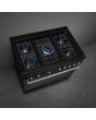 Smeg Concert CX91GMBL 90cm Dual Fuel Range Cooker wtih Gas Hob - Black