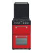 Stoves 444442900 550DFW Dual Fuel Range Cooker with Double Oven & Gas Hob - Jalapeno Red