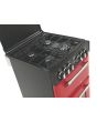 Stoves 444442900 550DFW Dual Fuel Range Cooker with Double Oven & Gas Hob - Jalapeno Red