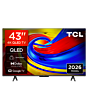 TCL 43P7L-UK 43inch 4K HDR QLED Google TV Black