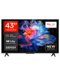 TCL 43V6C-UK 43inch 4K Direct LED HDR Google TV