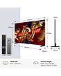 TCL 98C8L-UK 98-inch 4K Ultra HD QD-Mini LED TV