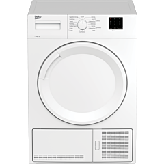 Beko DTKCE80021W 8kg Condenser Tumble Dryer with Sensor Programmes - White