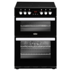 Belling 444410818 6444410818 60cm Electric Ceramic Range Cooker - Black