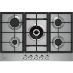 Blomberg GMB83512 75cm Gas Hob - Stainless Steel