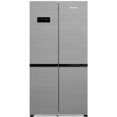 Blomberg KQD114VPX 70.5cm Dual Cooling American Style Fridge Freezer - Brushed Steel