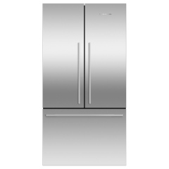 Fisher + Paykel RF610ADX5 90cm Frost Free French Door Fridge Freezer - Stainless Steel