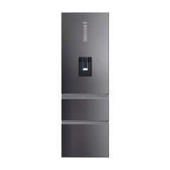 Haier HTW5618EWMP 59.5Cm 3D Fridge Freezer - Dark Inox