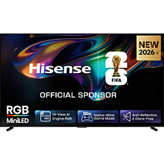 Hisense 100UR8STUK 4K Ultra HD RGB MiniLED TV Black