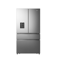 Hisense RF749N4WIF 91.4cm Frost Free American Style Fridge Freezer - Stainless Steel
