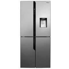 Hisense RQ560N4WC1 American Style Fridge Freezer - Stainless Steel Effect 
