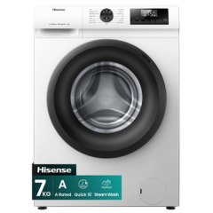 Hisense WF1Q7021BW 7kg 1200 Spin, Steam Washing Machine - White