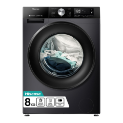 Hisense WF3S8043BB3 8Kg 1400 Spin Washing Machine - Black