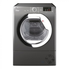 Hoover HLE C10DCER HLEC10DCER-80 10kg Condenser Tumble Dryer - Graphite
