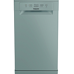 Hotpoint HP2FE10CS90SUK Slimline Dishwasher Silver 10 Set