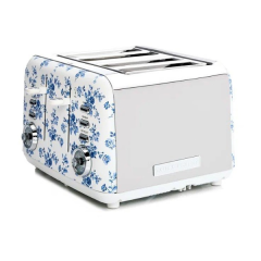 Laura Ashley VQSBT583LACR 4 Slice Toaster In China Rose From Laura Ashley 