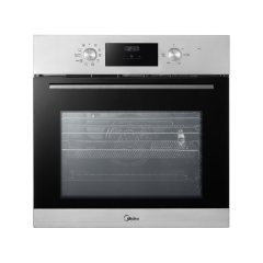Midea MBO65M90D2-SS Xpress Fry , Multifunction Built-In Single Oven - Stainless.Steel - A+ Rated