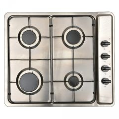 Montpellier MGB60X Gas Hob With Enamel Pan Supports 