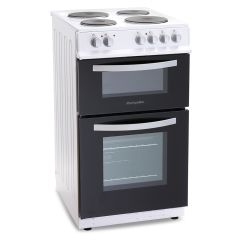 Montpellier MTE50FW Electric Cooker Twin Cavity Ceramic 50Cm 