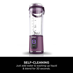 Ninja BC151UKPR Cordless Portable Blender with USB-C